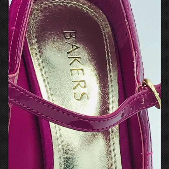 Bakers Shoes Bakers Shoe 7m Mary Jane Platform Pink Suede Poshmark